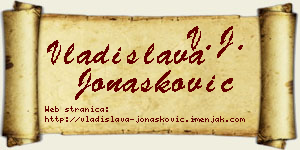 Vladislava Jonašković vizit kartica